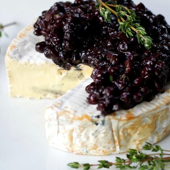 Wild Blueberry Chutney With Creamy Brie - Wild Blueberries