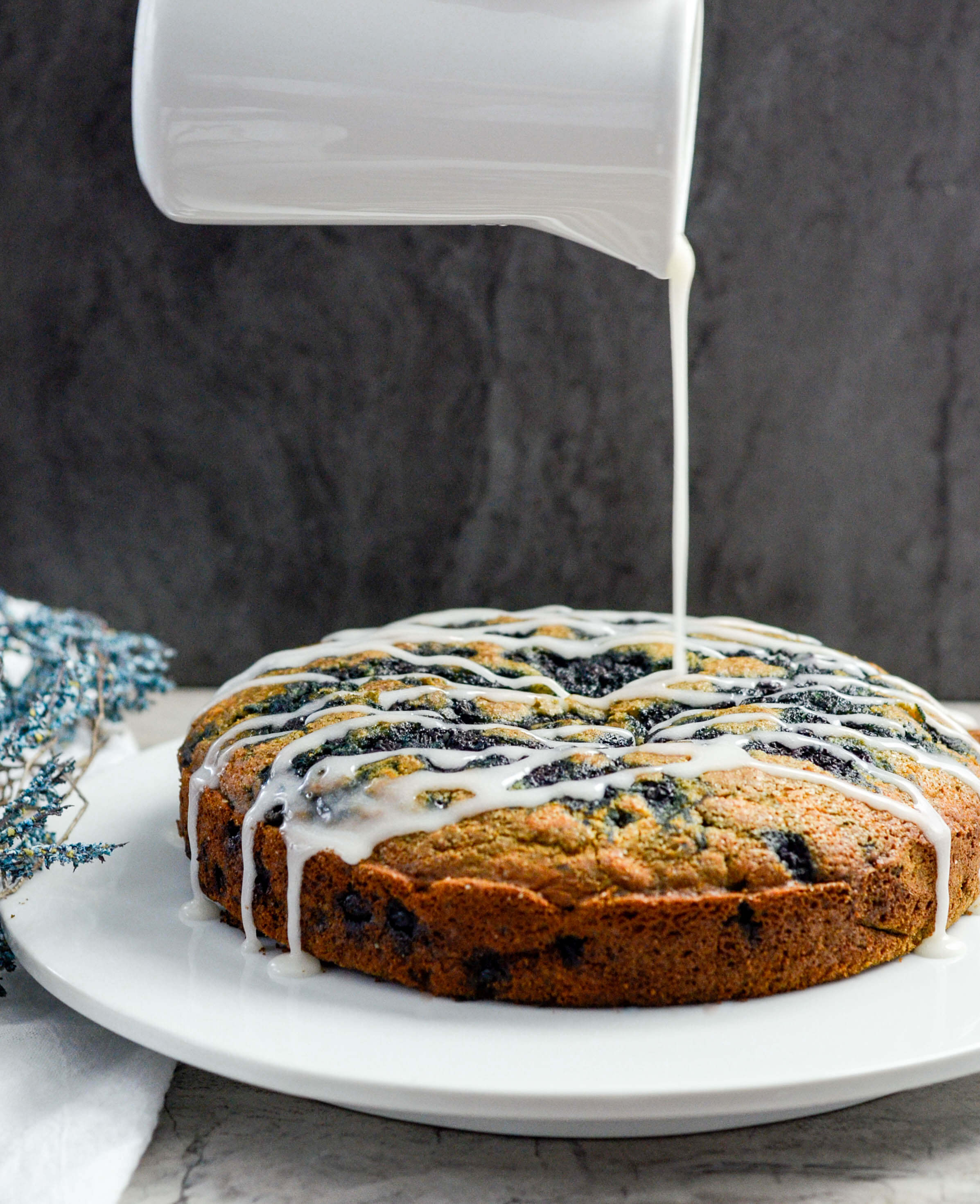 Dairy-free Wild Blueberry Coffee Cake | Wild Blueberries